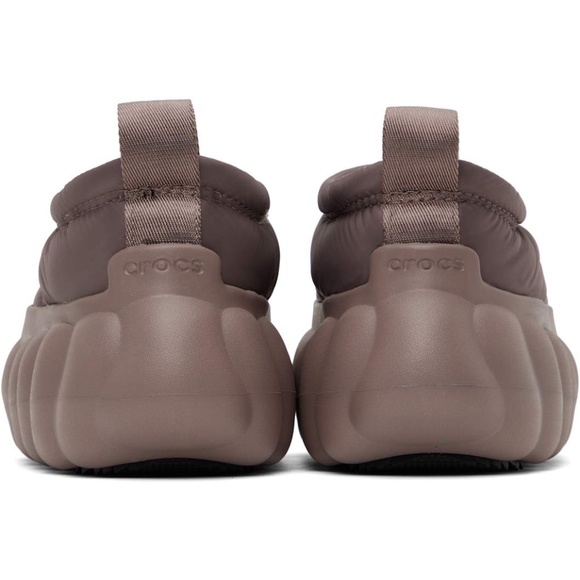 Crocs Brown Overpuff Shorty Loafers in Size 8 - Picture 3 of 6